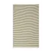 Stripe Double Yüz Havlusu,Haki
