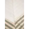 Stripe Double Yüz Havlusu,Haki