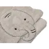 Sty Elephant Gri Havlu Sabunluk