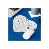 Suluboya Efektli Şık Tasarım Kalp Mouse Pad, 22 cm x 19 cm