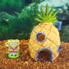 Sünger Bob ve Ananas Evi Akvaryum Süsü, 2 Parça Set