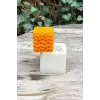 Sünger Küp Mum Kalıbı (Silikon) (1 Adet)
