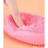 Süngerli köpürtücü silikon banyo ve peeling kesesi