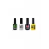 Süper 4lü Set (Rubber Basecoat; S.Shine Topcoat, Luxprimer, Dehydrator) 15 Ml Şeffaf