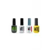 Süper 4lü Set (Rubber Basecoat; S.Shine Topcoat, Primer, Dehydrator) 15 Ml Şeffaf