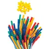 Süper Bambu Çubuklar, 200 Parça, Esnek Plastik, +3 Yaş için