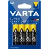 SUPER HEAVY DUTY 4 AA Çinko Karbon Pil