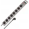 Super-Solid surge protection 13.500 A 8li Priz Gümüş