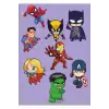 Süperkahraman Marvel Dc Spiderman Batman Ironman Sticker Seti
