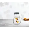 Sürahi 1800 CC Bikompanent Gri Kapaklı