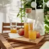 Sürahi, 365+ şeffaf camdan mantar tıpa ile; (1 l)