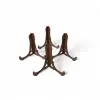 Tabak ve Süs Levhaları Gerçek Ahşap 4lü Teşhir Ayağı 10 cm x 10 cm Stand