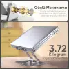 Tablet Standı 360 Derece Dönebilen Katlanabilir Ergonomik Tablet Tutucu
