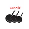 Tava, 3lü Granit Seti 18-22-26 Cm