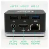 Tcd-101 Mac Uyumlu 4k HDMI 3xUSB 45w PD Mini Docking Station