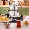 Tea Chef Orta Boy Çaydanlık Takımı 4 Parça-Kahve