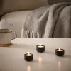 Tealight mum, beyaz, 6 saat, 36 adet
