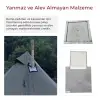 Tek Katlı Kamp Çadırı Sobası Baca Çıkışı 30x30 cm
