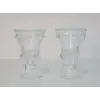 Tekli Kristal Cam Şamdan Mumluk