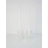 Tekli Kristal Cam Şamdan Mumluk