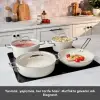 Tencere, Emsan Biogranit White Stone 7 Parça Seti