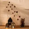 Tewa 24lü Yılbaşı Topu Seti Kahve