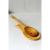 Tezgah Üstü Bambu Uzun Kirli Kaşıklık