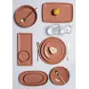 The Mia Noon Oval Servis 2li Somon 29 cm