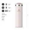 The Transit FlipTop Mug Termos 0.47 L - Pembe Kuvars (Rose Quartz) | Paslanmaz Çelik