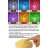 Themis Adalet Sembollü İsimli 3D LED Masa Lambası