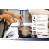 Thermo Jack katlanır problu dijital termometre, bordo