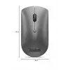 ThinkBook Bluetooth Silent Mouse, 4Y50X88824, Demir Grisi