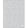 Tırnak süsleme stickerı