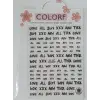 Tırnak tasarım stickerı