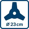 Tırpan Yedek Bıçak Seti, 23 cm