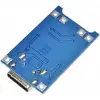 TP4056 Type-C 1S 3.7V LiPo; Li-ion Pil Bms Korumalı Şarj Devresi, 10 Adet