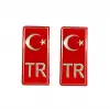 Tr plaka sticker (2 adet)/YACIY01