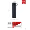 Trailmate Serisi Bardaklı 500 Ml Çelik Termos