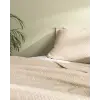Triangle bej King Size yatak örtüsü
