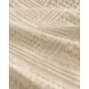 Triangle bej King Size yatak örtüsü