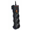 TSK19010 Powersurge 3-Surge Protectıon Plug-1050 Joule- Wıth Cable Siyah