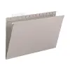 TUFF Asma Dosya Folder with Easy Slide Tab, 1/3 Cut Sliding Tab, Yasal Boyut, Çelik Gri, Kutu Başına 18 (64093, Çubuk Rengi May Vary)
