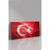 Türk Bayrağı Kanvas-canvas Tablo, 65 x 45