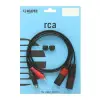 TwinKablo Siyah 2m 2x Rca - 2x Xlr Erkek