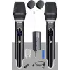 TX-102EE şarjlı çiftli Uhf kablosuz el mikrofonu seti