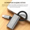 Type-C bağlantısından HDMI görüntü alan 4K 30Hz dönüştürücü adaptör