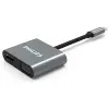 Type-C HDMI VGA USB Dönüştürücü Adaptör