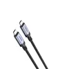 Type-C to Type-C Hızlı Şarj Kablosu 240W E-Marker 2 Metre Siyah