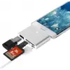 Type-C USB 3.1 SD, MicroSD ve TF kart okuyucu hub