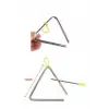 Üçgen Zil 10 Cm Çelik